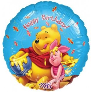 Winnie the Pooh Honey Birthday Balloon